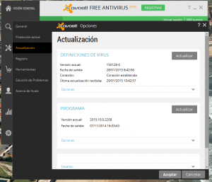 Problema PDI eBeam con Avast