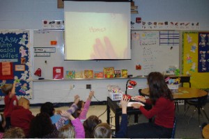 Visualizador en un aula