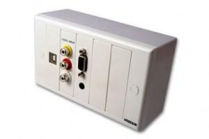 Caja de conexiones Techconnect para instalaciones audio-visuales Caja de conexiones Techconnect para instalaciones audio-visuales