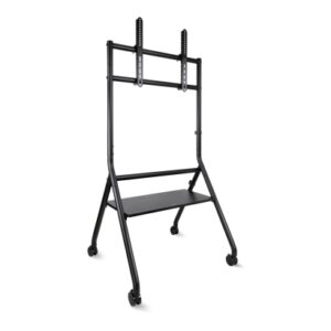 Soporte de suelo con ruedas TooQ iDreams para pantallas de hasta 75” y 70 kg.